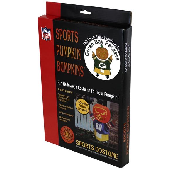 Green Bay Packers Halloween Pumpkin Bumpkin Uniform Costume - Picture 1 of 6